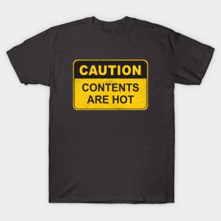 Funny Caution Sign Board T-Shirt
